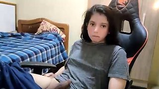 Solo webcam tranny masturbation