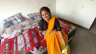 Stepbrother-in-law Gave Chips as a Gift and Took My Ass in Return Desi Village-style Anal Sex Video with Hindi Audio