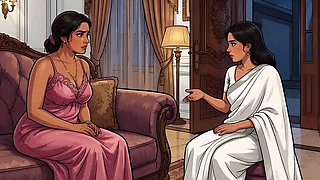 Desi Teacher Jaya Fucked Hard Anal & Cumshot - Telugu 3D Sex Animation with BBW Aunty
