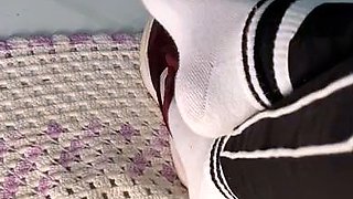 Long Foot Fetish clips at great Amateur Trampling collection