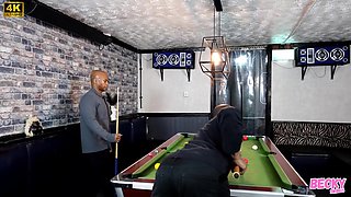 Becky Gets Black Balled Over The Pool Table With A Messy Ending With Becky Swings And Andy San Dimas