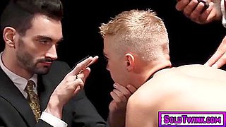 Blond Boy And James Blond - Grade A Slave Boy For The Appraisal