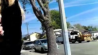 Sexy Street Hookers Show Tits and Shake Ass in Public