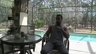 Mature BBC Pool Cleaning With Sally D'Angelo