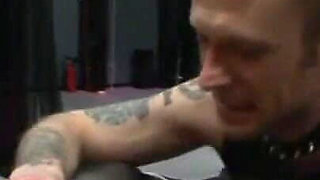 Dominating hanging out and wax playing