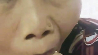 Finding Me Alone at Home, My Stepmother Sucked My Cock