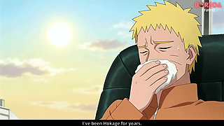 Naruto Fucks and Creampie Sarada While Sakura Is Watching, He Betrayed Boruto (uncensored Hentai)