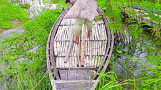 Chubby Desi Outdoor Village Aunty Homemade Chudai Video