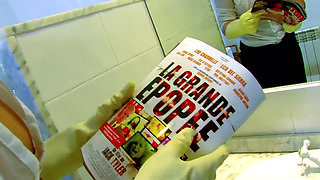 shannya fisting in the bathroom