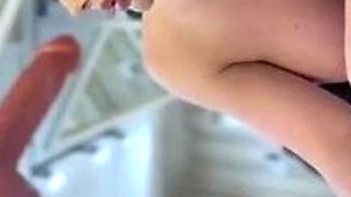 Big boob brunette masturbates on webcam