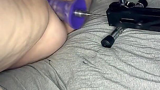 BBW Takes on Big Dildo