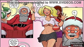 Bubble Butt Princess Part 2: Naughty Santa Bangs Horny Teen in Ice Cream Truck - 18yo Gangbang