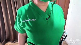 Perverted Doctor Gets Creampie From MILF Patient Dimas in Fake Hospital POV