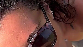 An Italian Couple Started Fucking Near a Nudist Beach and Put on a Show in Front of Voyeurs