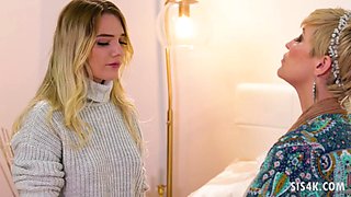 Spiritual lesbian sex with Kenna James and Ryan Keely