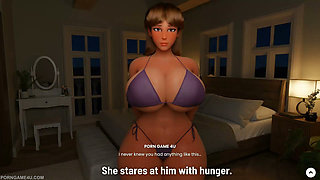 Hot Divorcee Debbie Kitchen Oral & Deep Bedroom Creampie - Mansion Days - Part 11 - Brim - by Porn Game 4u