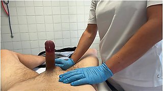 Medical Cock Milking - Nurse Jerks Off The Sperm 5 Times In A Row