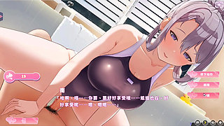 Hentai Game - Happiness Double Room - Mature Silver Babe Enjoys Steamy Bath Sex & Intimate Nighttime Fucking - Free Mode