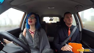 Blue-haired Hot Sex Scene With Alexxa Vice