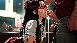 Sexy College Girl's First Concert Never Seems to End