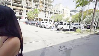 Real euro babe pulled for sex in public