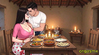 Desi Hot Puja Auntie Romantic Night - MILF