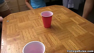 College Girls Get Wild in Dorm Room & Their Pussy Dripping Wetness Gets Messy