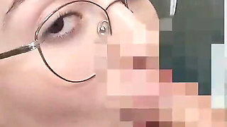 Teen Maid Toothbrush with Fresh Cum After Cum in Mouth