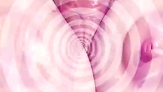 Gol Anime Busty Purple Haired Girl POV Fuck
