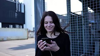 GERMAN SCOUT - Small Redhead Teen Peach Delina Pick Up