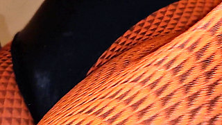 POV Elena Clark Orange Pantyhose Fuck
