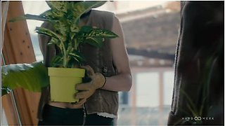 Serafina Sky and Noir So Get Gangbanged in the Greenhouse