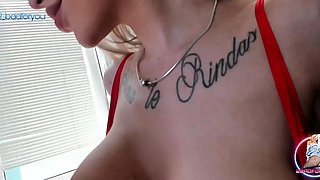 Solo with perfect big boobed blonde Alexis Ford