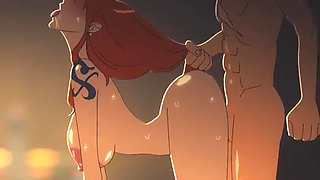 One Piece Hentai Nami kokoborohen sex video uncensored