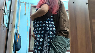 Hot Neck Kiss and Ass Kiss Romance in Nighty