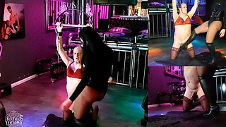 Mistress Luciana Punishes My Balls With Electric Shocks and Brutal Kicks