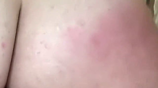 White Satin Sheets and a Big Round Ass - Curvy Honey Blonde Sucks on All Fours