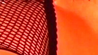 Mature MILF Strapped in Fishnets for Wild Bondage Tease