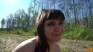 Two Couples Swap Partners and Have Sex Outdoors in a Public Place - Creampie