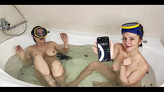 Underwater Breath Holding Challenge with My Girlfriend