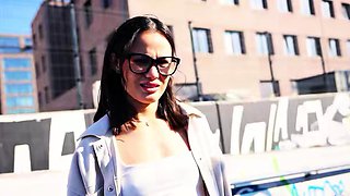 GERMAN SCOUT - Petite and small Tits Latina Teen Lucy Mendez