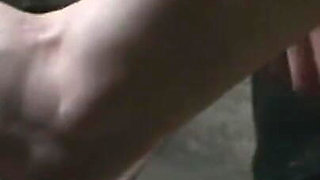 Blonde girl wax play humiliating