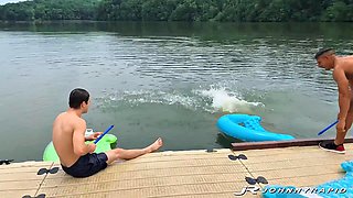 JohnnyRapid Johnny Rapid Fucks New Boy Parker Hayes Raw At The Lake