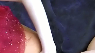 Mermaid Costume Lesbians Play with a Magic Wand Vibrator