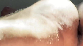 French Screaming and Cumming MILF Gets Fucked Hard in Her Tight Ass and Cummed on Her Shaved Clitoris!