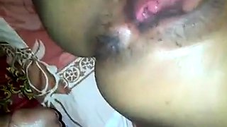 Big-Titted Indonesian Milf Pussy Close-Up
