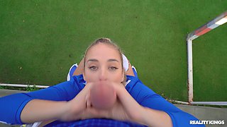 Fellatio Over Football 1 - Teenagers Love Huge Cocks