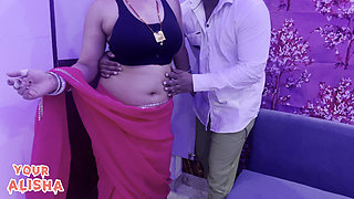 Hot Indian Wife Alisha Got Fucked in Saree by Her Husband