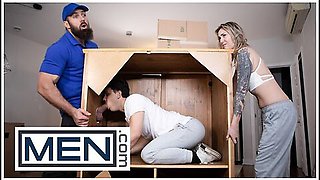 Nicki Hunter Catches Her Boyfriend Enzo Muller Sucking Off Chuck Hunter And Promptly Joins