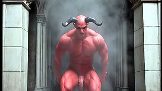 Nun Fucking With a Demon - AI Fantasy Porn by Aiillusion